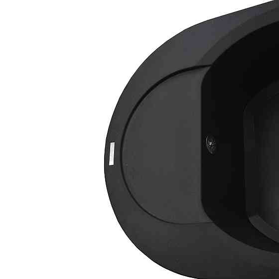 Гранітна мийка Globus Lux MORAINE чорний 600х470 мм-А0001 Київ