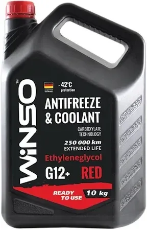 Антифриз WINSO RED G12+ -35°C 9 кг (WS82523) Ковель - фото 1