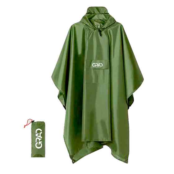 Grad Плащ-пончо от дождя Adventure оливковый GRAD (9461905) Коломыя