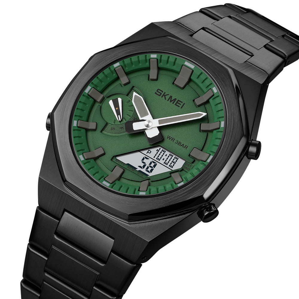 Skmei 1816BKGNWT Black-Green-White SBR Киев - изображение 2