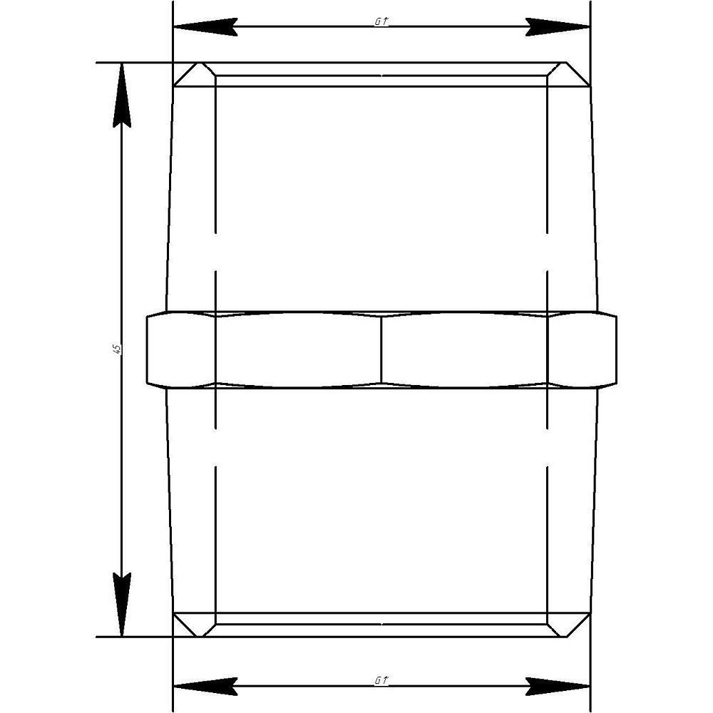 Ніпель VIEGA 1522  1″ ЗЗ (266608) Київ - фото 2