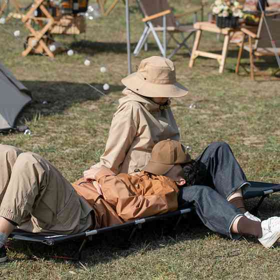 Розкладне ліжко Naturehike XJC05 NH20JJ001 поліестер + Oxford + алюміній (Зелений) Вінниця