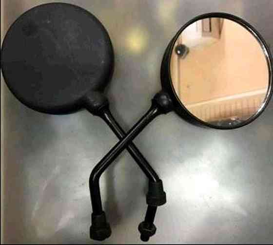 Дзеркала круглі (чорні, 10mm) KOMATCU Київ