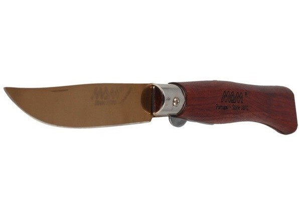Універсальний Складаний Ніж 8.3 см MAM "Bronze Titanium" Bubinga Wood (2084) Нержавіюча сталь Нововолинськ - фото 5