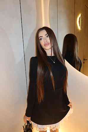 Женское приталенное платье с кружевом трикотаж Alex + хлопок Черный, 44/46 Одесса