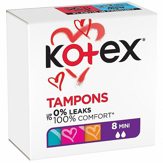 Тампони Кotex Mini 8 шт Гостомель - изображение 1
