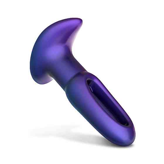 Анальна пробка з віброязичком Hueman - Voyager Butt Plug With Tapping Sex Aura Київ
