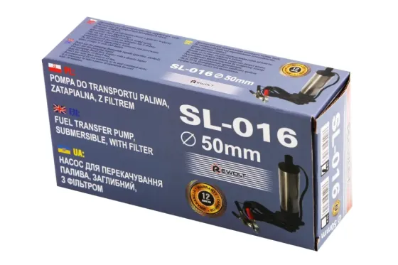 Насос для перекачки топлива 24В d18мм D51мм Rewolt 30 л/мин Винница
