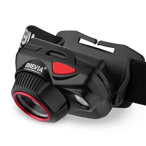 Ліхтар налобний Brevia 520Lm, Focus Control, 800mAh, 3xAAA, білий/червоний Львів