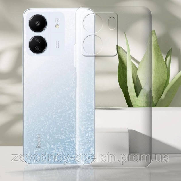 Xiaomi Redmi 13C Poco C65 Прозорий чохол Захист камери Одеса - фото 1