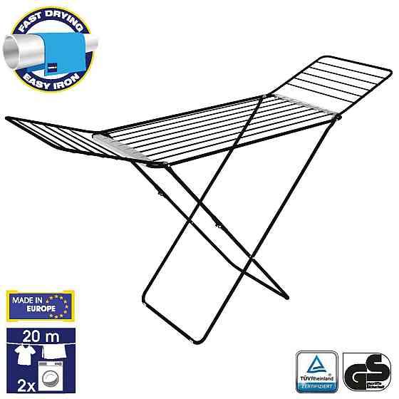 Сушарка для білизни підлогова Casa Si Swan 20m Black (CS92231C04E) Київ