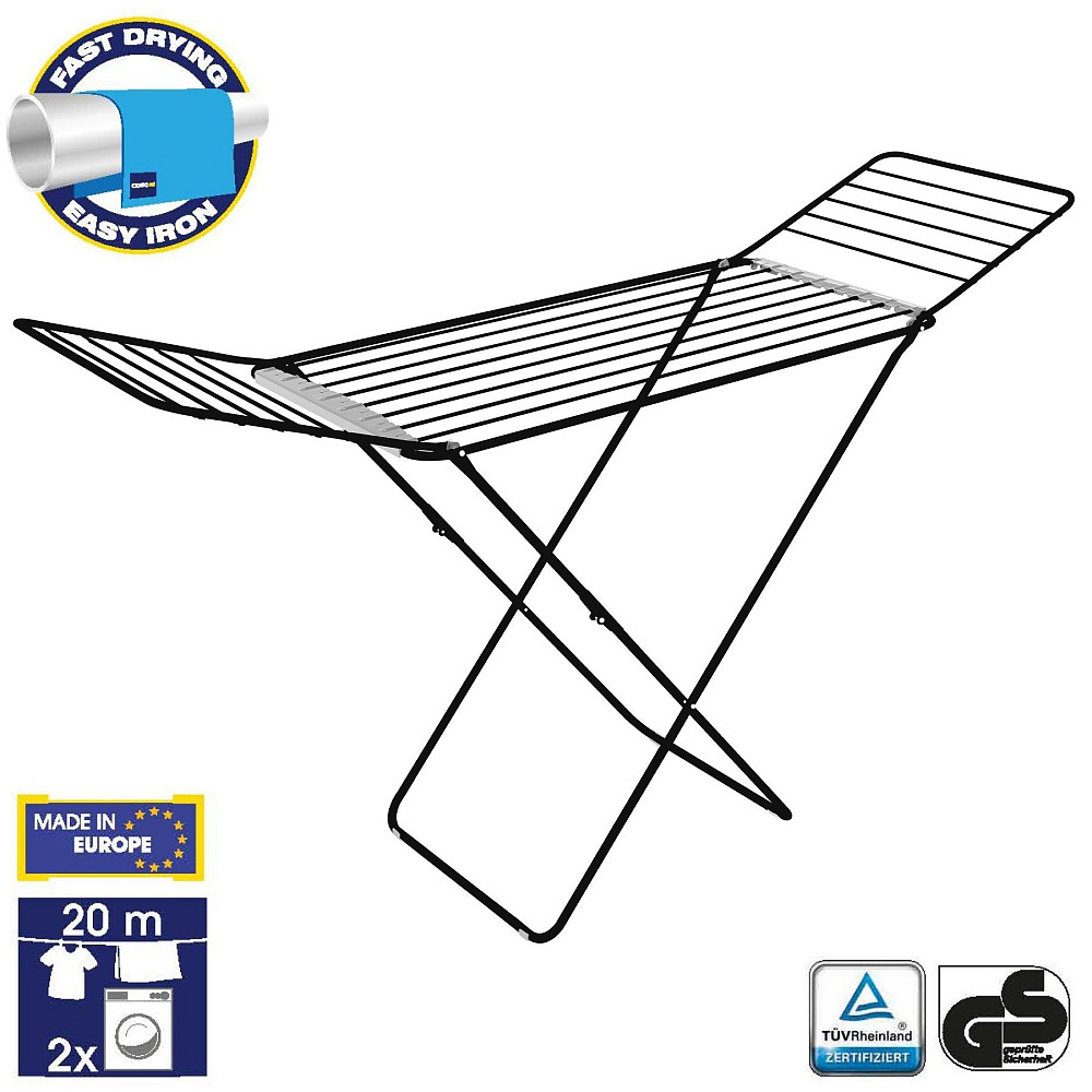 Сушарка для білизни підлогова Casa Si Swan 20m Black (CS92231C04E) Київ - фото 1