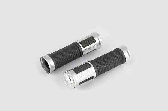 Ручки керма з алюмінію. відбійником (срібло) (mod:Хонда) Мукачево