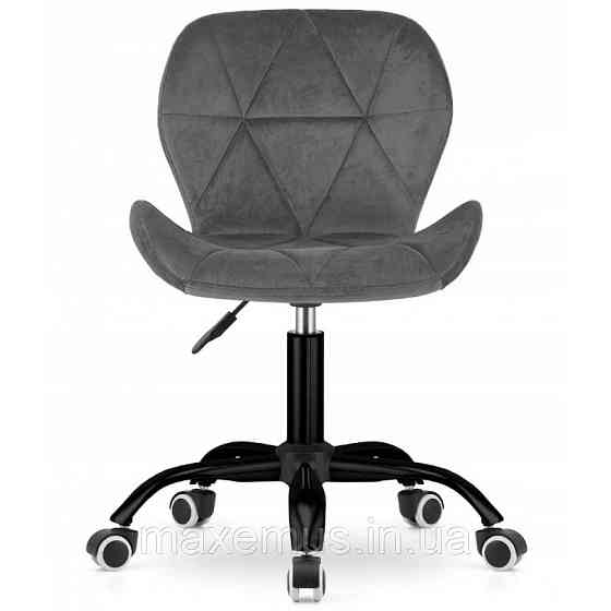 Офисное кресло операторское для персонала Bonro B 5 3 1 кресло на колесах для офиса компьютерное велюр серый Мостиська