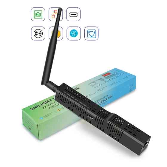 Координатор Zigbee SMLight SLZB-06P7 с Wi-Fi и Ethernet Киев
