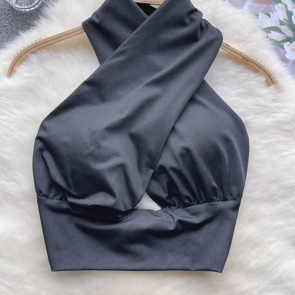 Женский летний топ с открытыми плечами из плотного микродайвинга Одесса - изображение 2