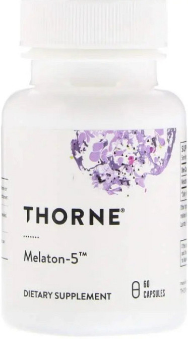 Мелатонін-5 для покращення сну Thorne Melaton-5 60 кап Київ - фото 1