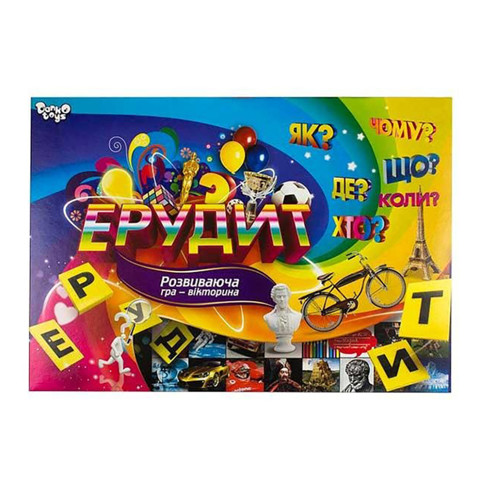 Настільна гра "Ерудит" DTG26-U українською мовою Вінниця - фото 1