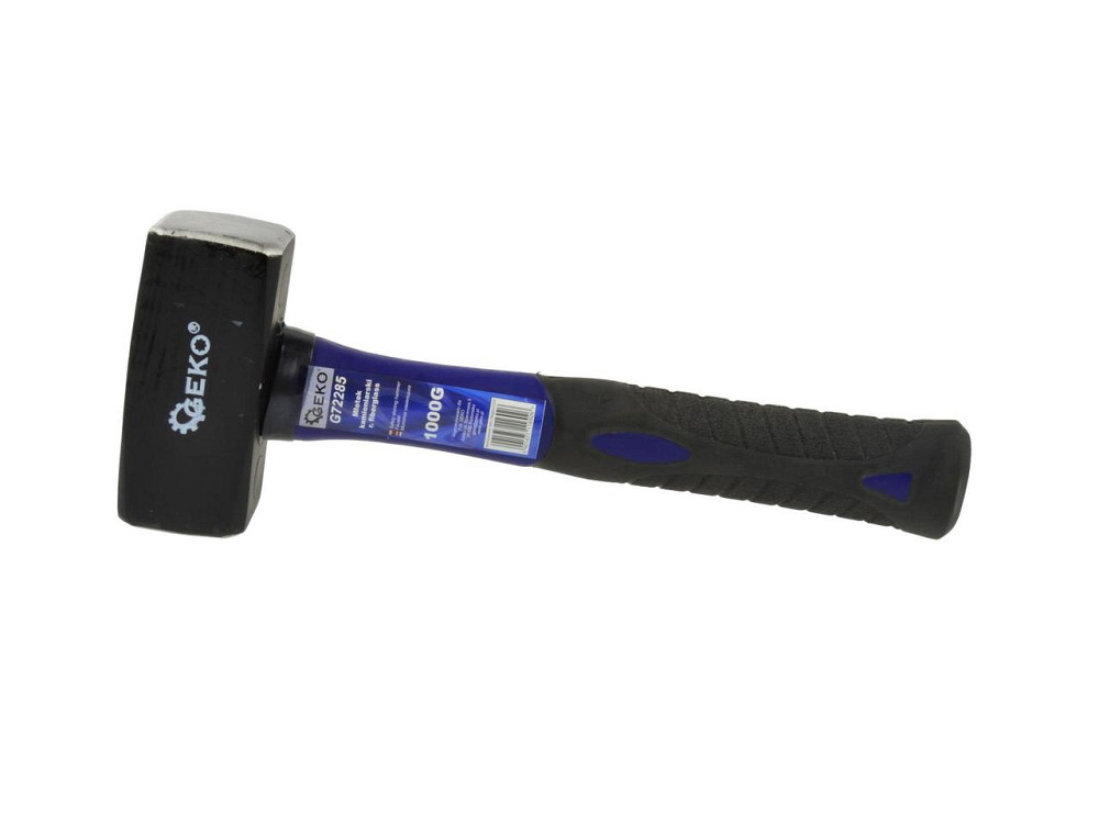 Молот (кувалда) "GeKo" 1,0 кг з ручкою зі скловолокна покритого TPR довжиною  256 мм Киев - изображение 1