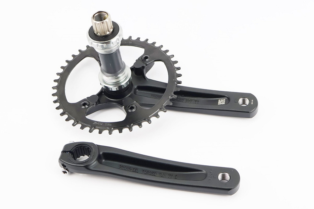 Шатуни "Hollowtech II" 170мм, 42T MTB+каретка PW-BB68+, інтегрована вісь 24мм, алюмінієві, чорні Киев - изображение 2