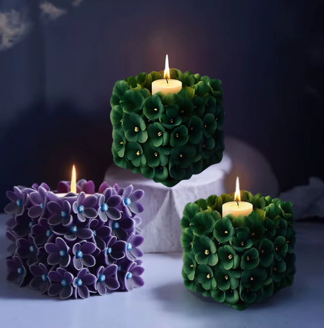 Силіконова форма для виготовлення свічки, молд для свічок з соєвого, бджолиного воску і парафіну 83 х 70 мм Кам'янець-Подільський - фото 3