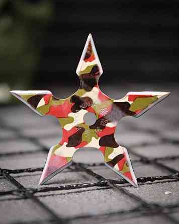 Металева зірочка Сюрикен Silver NINJA mtk ПП7698 Одеса