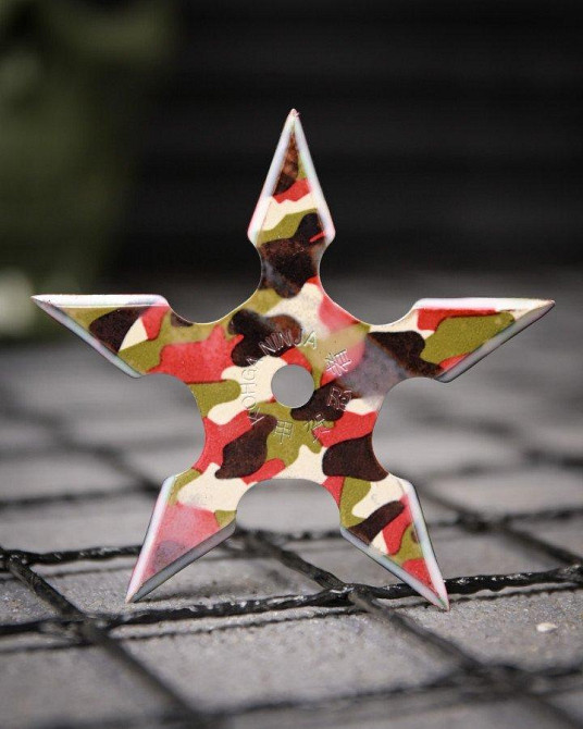 Металева зірочка Сюрикен Silver NINJA mtk ПП7698 Одеса - фото 1