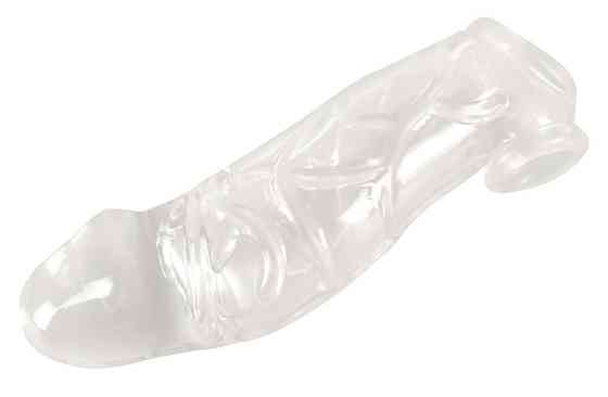 Насадка на пеніс Crystal Clear Penis Sleeve wit Sex Aura Київ