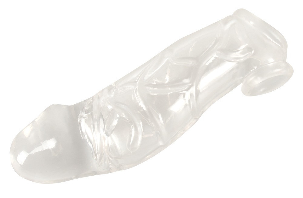Насадка на пеніс Crystal Clear Penis Sleeve wit Sex Aura Київ - фото 4