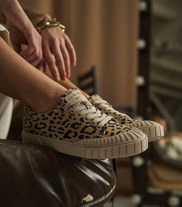 Кеды женские Stella Vinci леопард натуральная замша 37-40р. (5399) Коломыя - изображение 5