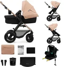 Дитяча коляска Kinderkraft Moov 2 Air Wielofunkcyjny 4w1 Fotelik Mink Pro-Size Beżowy Київ