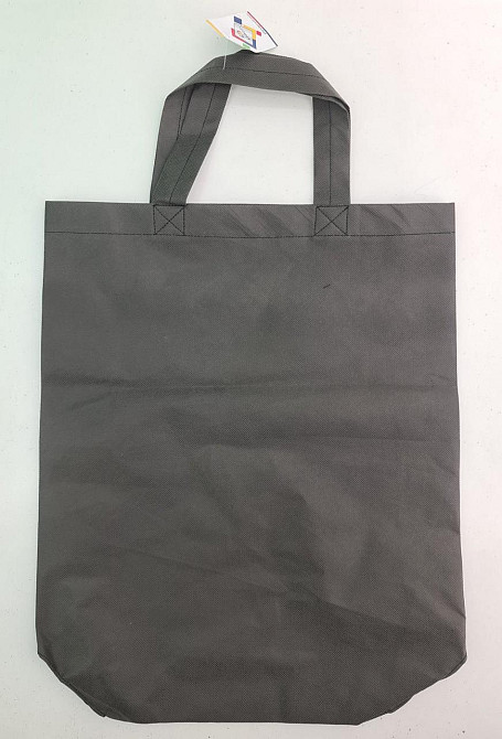 Сумка зі складаним боком графіт (спанбонд) 35х45 см (1 шт.) Харків - фото 2
