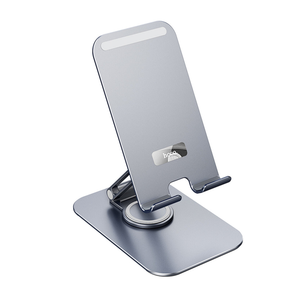 Тримач для мобільного HOCO PH50 Plus Ivey dual axis rotating metal tablet desktop holder Киев - изображение 1
