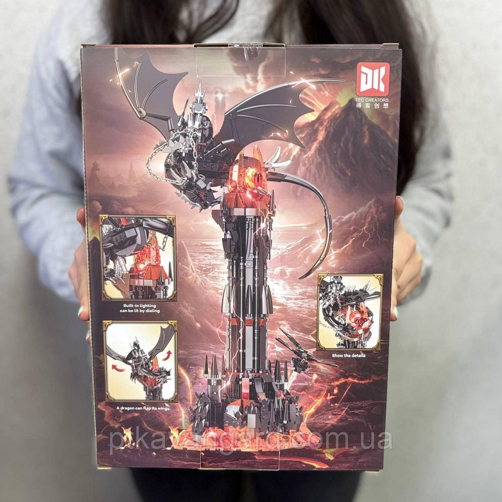 Конструктор башта Саурона володар кілець 997 деталей DK 7043 з підсвічуванням Хмельницький - фото 3