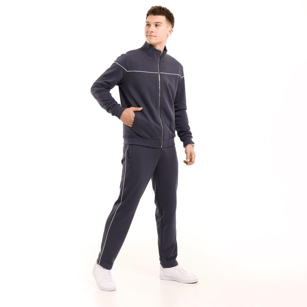 Спортивний костюм чоловічий темно-сірий кофта зі штанами Pobedov Brume Київ - фото 4