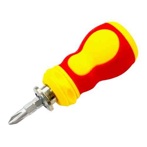 Отвёртка двхсторонняя с фиксатором 316 коротыш Днепр