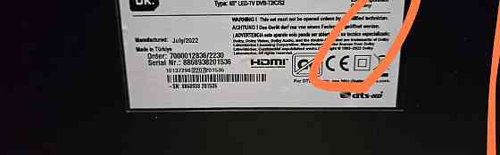 Телевізор Telefunken 65" 4K Android Київ