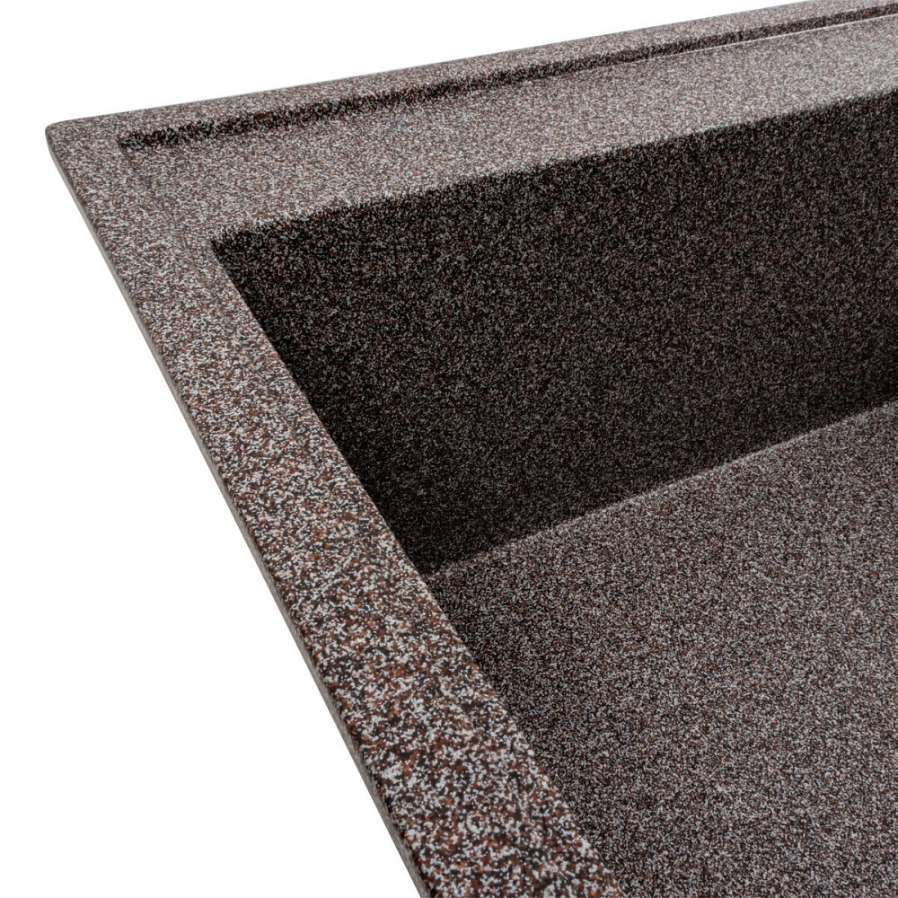 Гранітна мийка для кухні VALESO AZURIT 7950 матова Мікс Коломыя - изображение 2