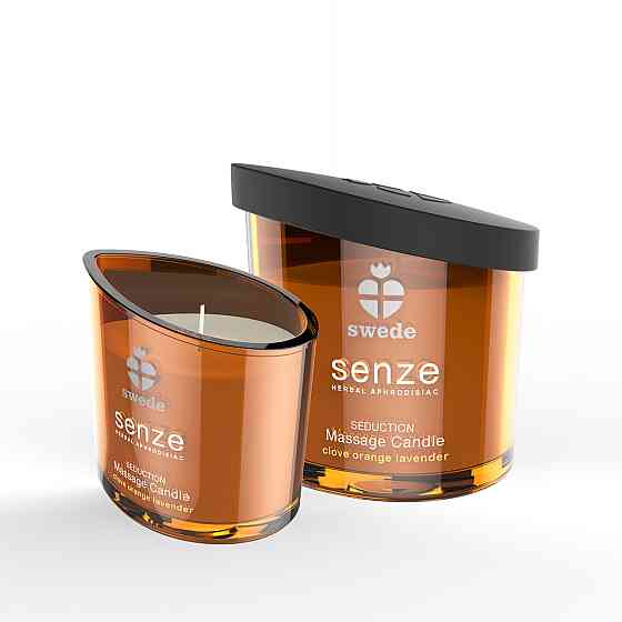 Масажна свічка - Swede Senze Seduction Clove Orange Lavender, 150 мл Sex Aura Київ