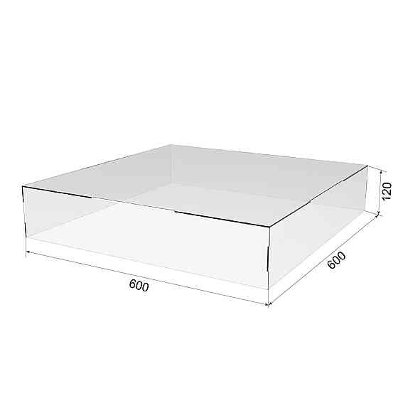Коробка акриловая EKOSTAR 600х600х120 Киев