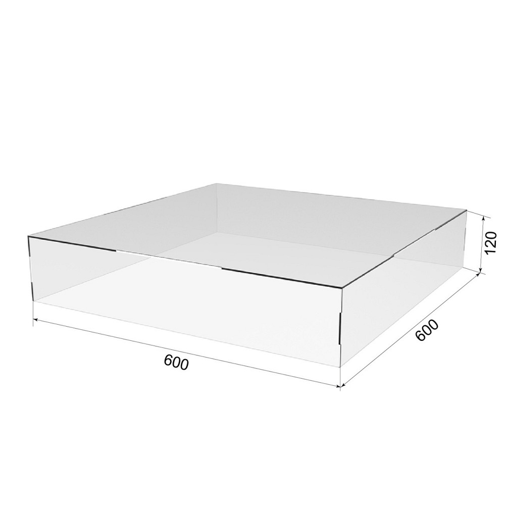 Коробка акриловая EKOSTAR 600х600х120 Киев - изображение 3