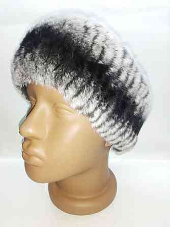 Хутряна пов'язка на голову жіноча із Rex Шиншиловий Харків