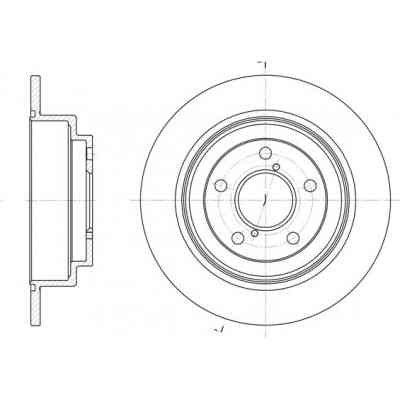 Гальмівний диск REMSA 6398.00 Вінниця