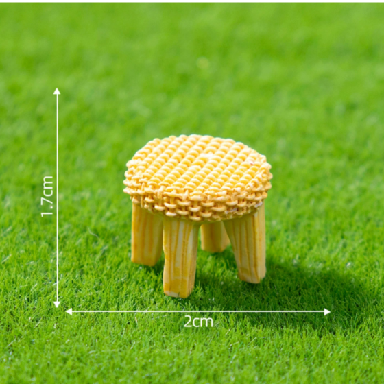 Набір мініатюрних садових меблів для мікро-ландшафту та флораріумів 9 предметів Одеса