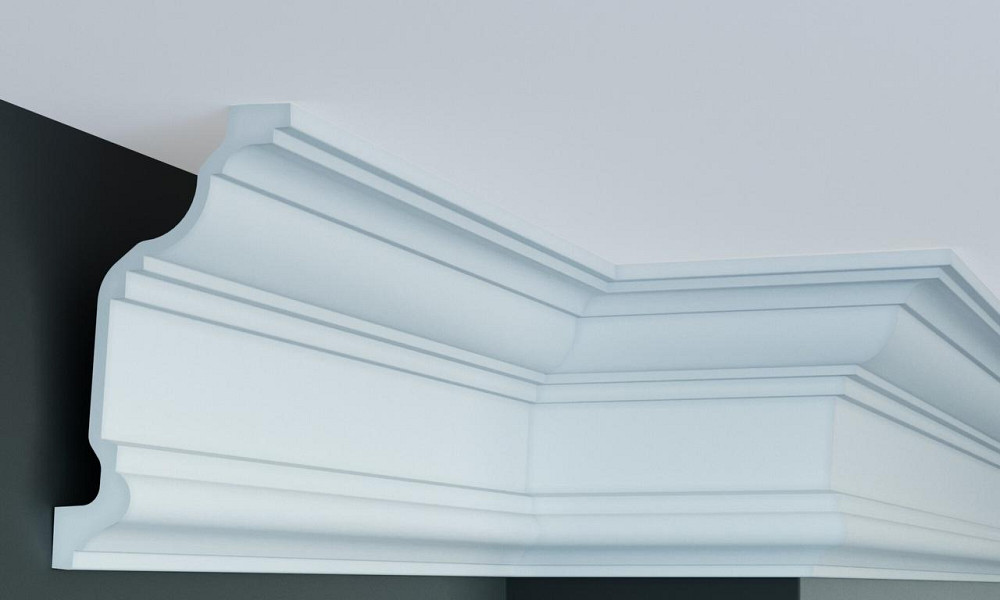 Карниз поліуретановий гладкий Gaudi Decor P 132 Дніпро - фото 1