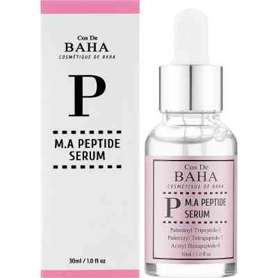 Сыворотка для лица Cos De BAHA Peptide Serum With Matrixyl 3000 & Argireline Пептидная с матриксилом и аргиреллином 30 мл (8809240317822) Винница
