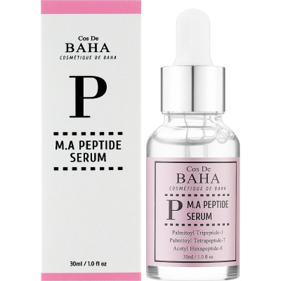 Сыворотка для лица Cos De BAHA Peptide Serum With Matrixyl 3000 & Argireline Пептидная с матриксилом и аргиреллином 30 мл (8809240317822) Винница - изображение 1