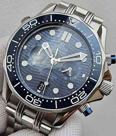 Швейцарські годинники Omega Seamaster Blue Chronograph 44 mm. Харьков