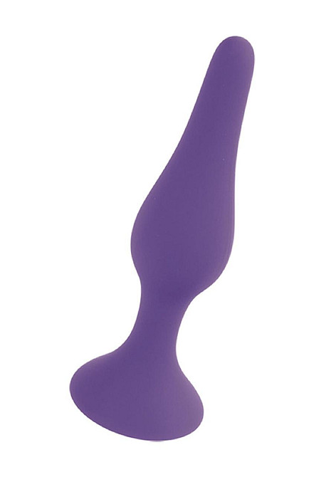 Анальна пробка - Silicone Purple Plug L Sex Aura Київ - фото 1