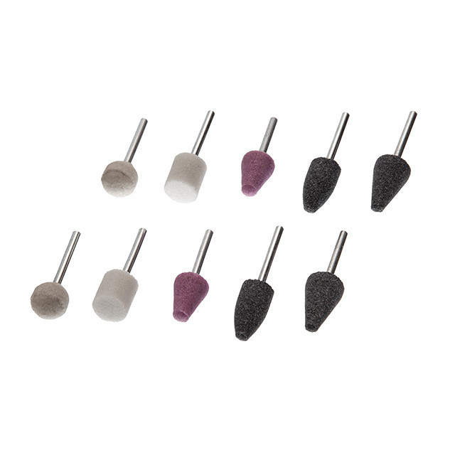 Набір шліфувальних каменів, 10 шт. INTERTOOL BT-0020 Київ - фото 1